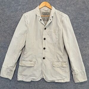 AllSaints Spitalfields Military Blazer Jacket Men Large Button Up Chore Milliner